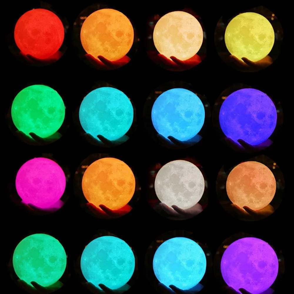 Personalized, Custom 3D Moon Lamp