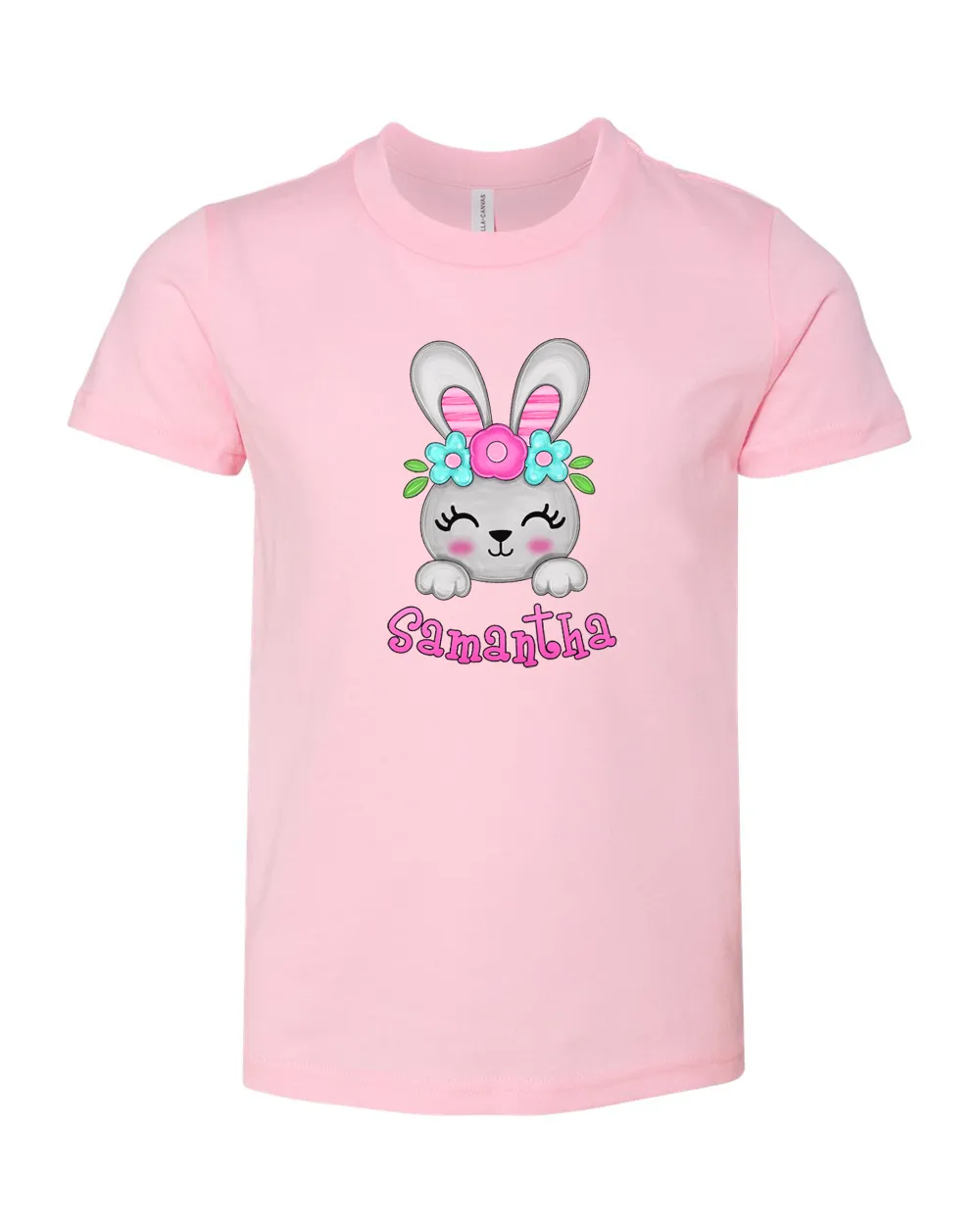 Personalized Easter Bunny Shirt with Custom Name Easter Day Tee