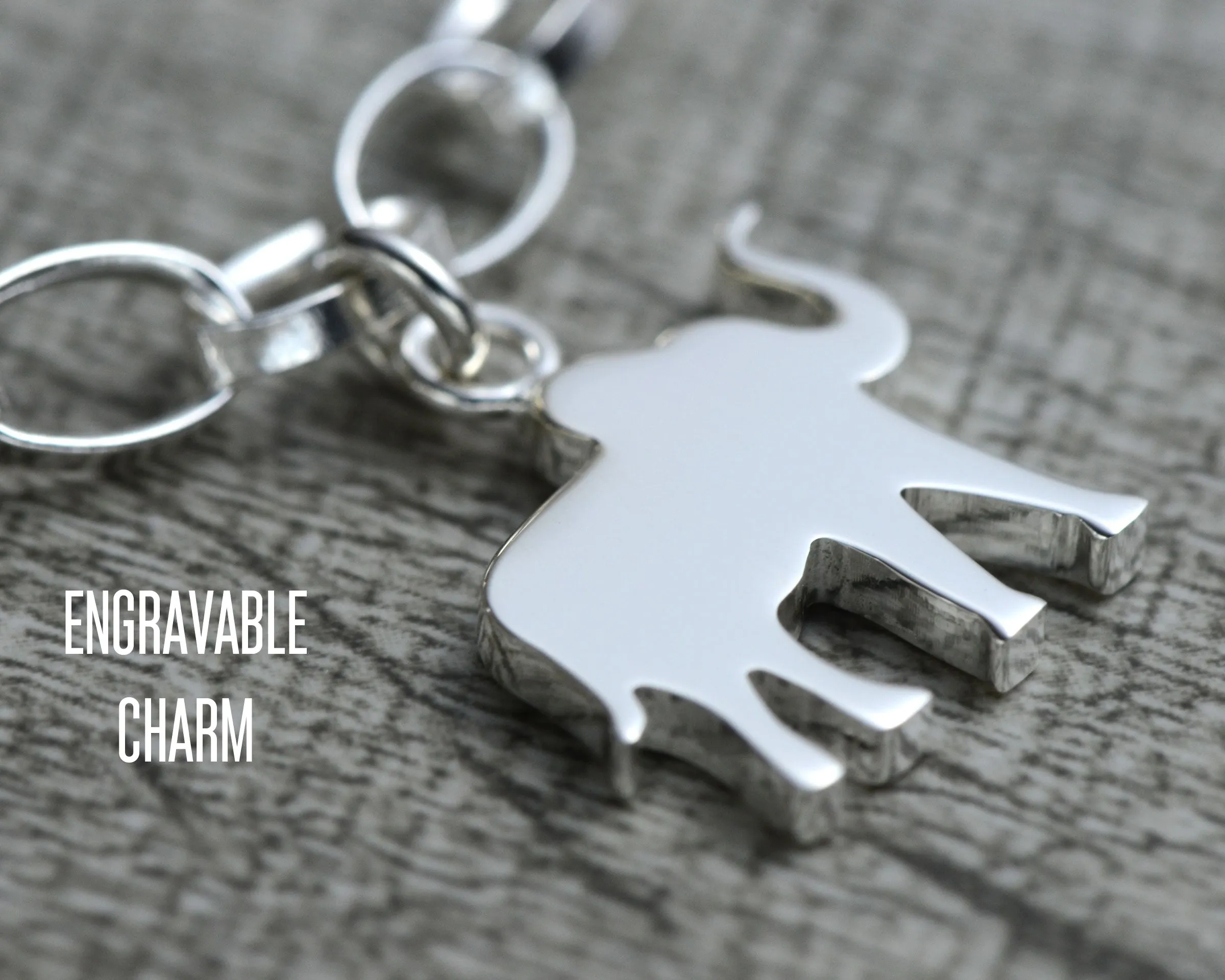 PERSONALIZED ELEPHANT BRACELET