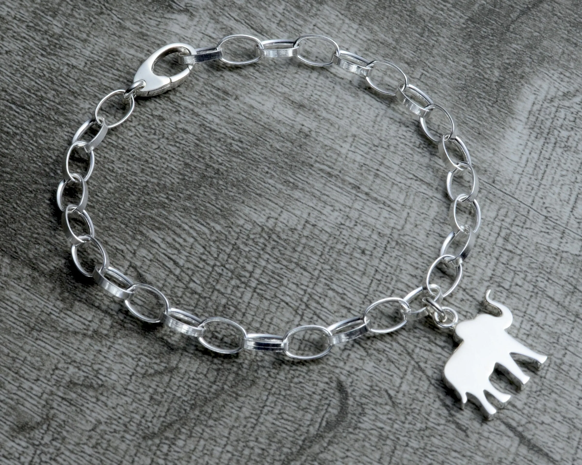 PERSONALIZED ELEPHANT BRACELET