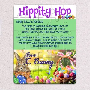 Personalized Letter from the Easter Bunny Jigsaw Puzzles