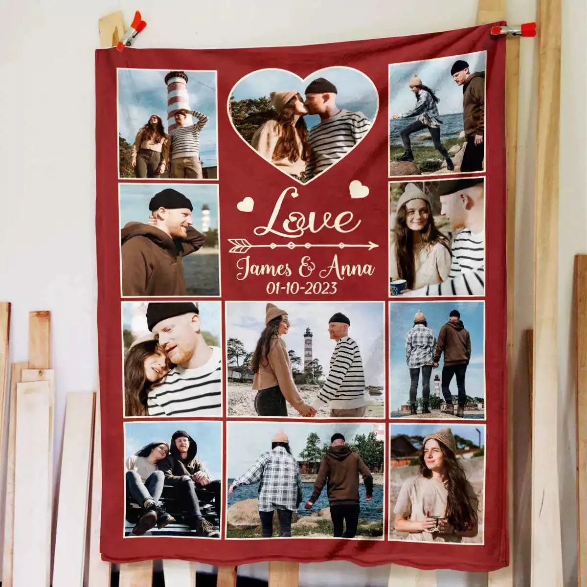 Personalized Photo Blanket Gifts for Girlfriend