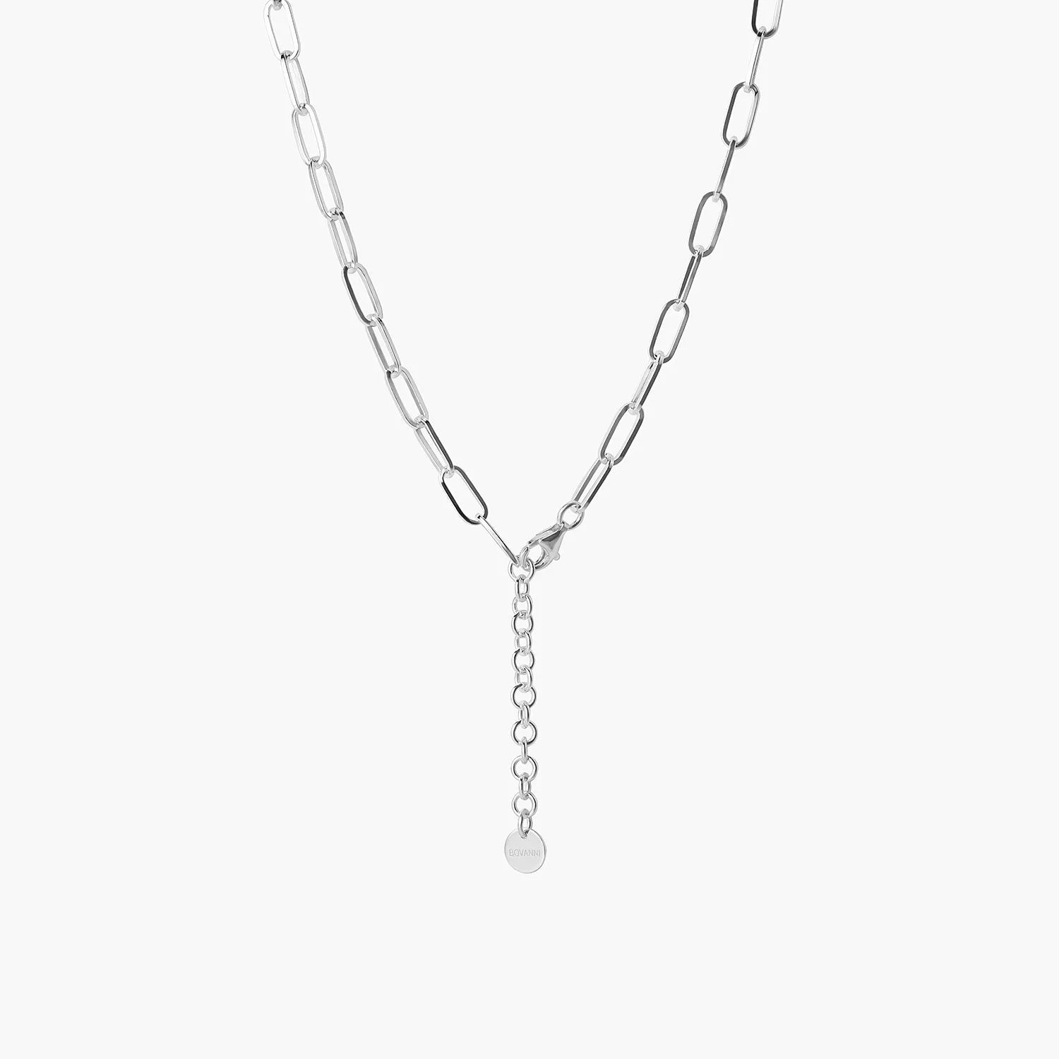 Personalized Square Charm Necklace