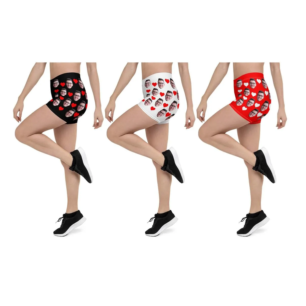 Personalized Women Face Shorts