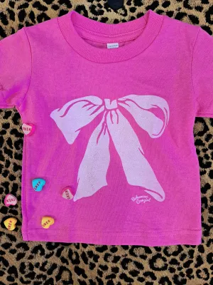 Pink Bow T-Shirt Kids - WS