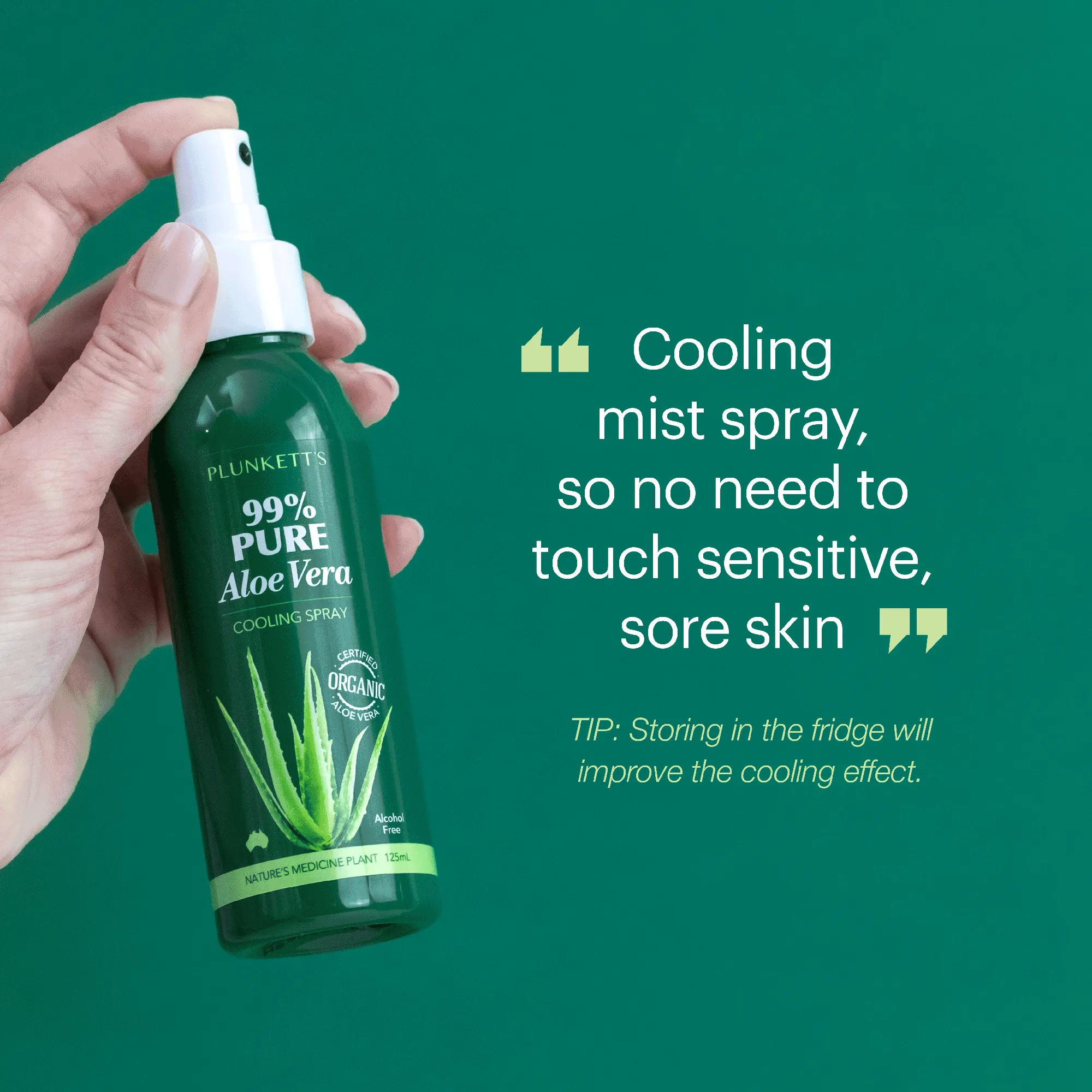 Plunkett's 99% Pure Aloe Vera Cooling Spray