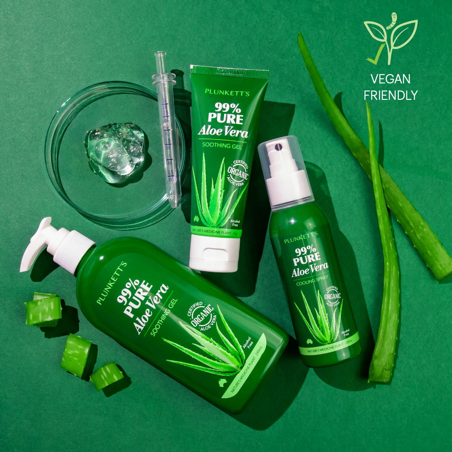 Plunkett's 99% Pure Aloe Vera Cooling Spray
