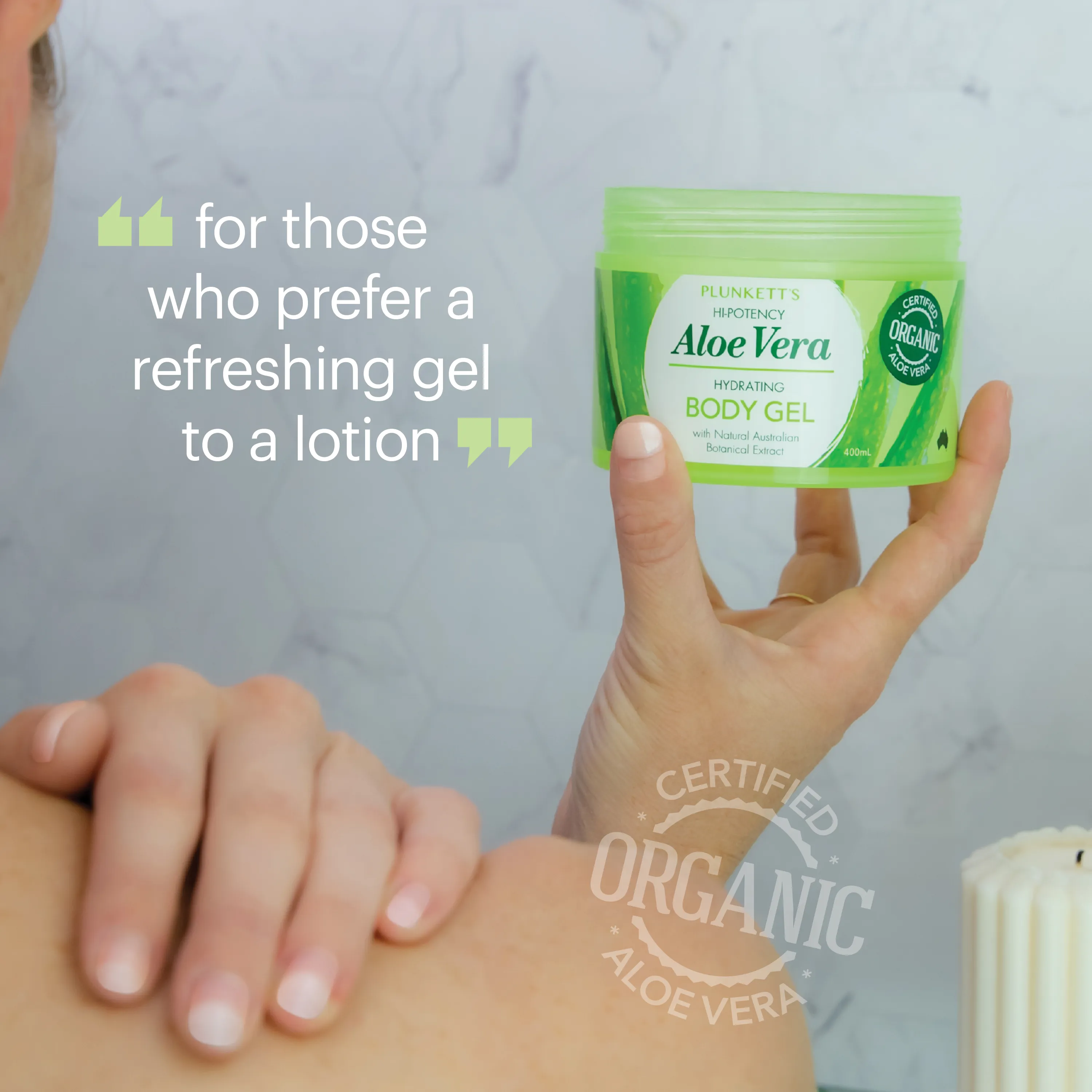 Plunkett's Hi-Potency Aloe Vera - Hydrating Body Gel