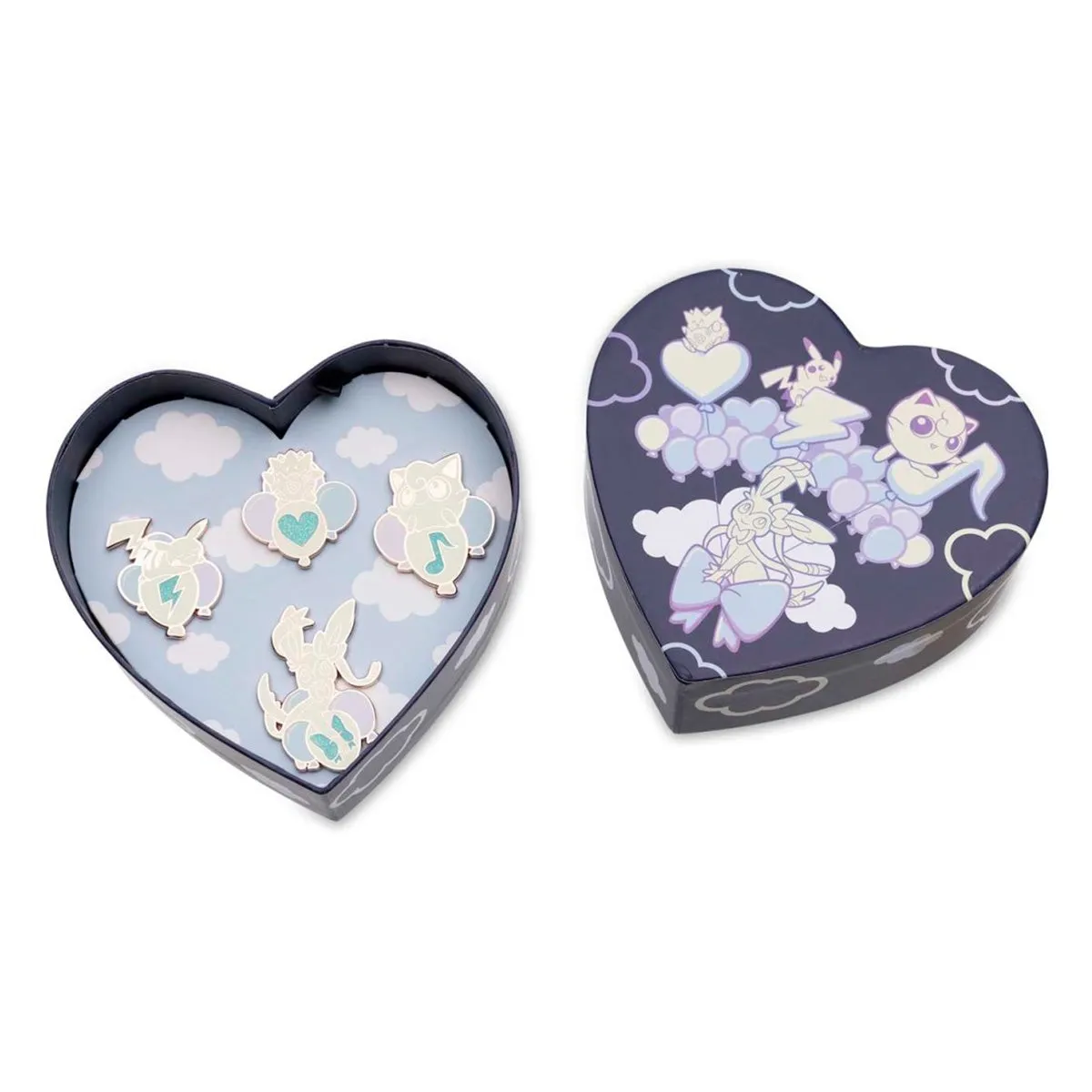 Pokemon Charming Expressions Pin Box Set (4-Pack) Pokemon Centre Limited