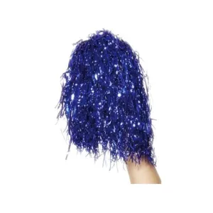Pom Poms Metallic, Blue
