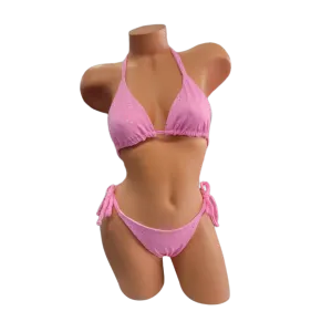 Poolside Pastel Pink Sorbet Triangle Top