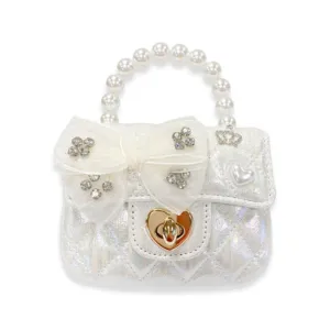 Princess Peony Purse | White