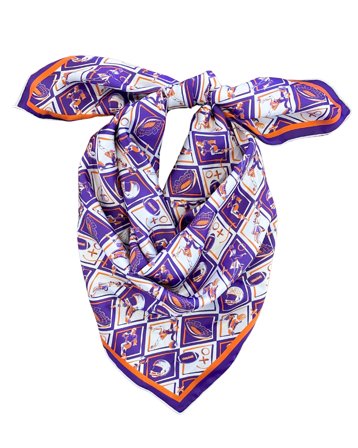 Purple   Orange Checkerboard Gameday