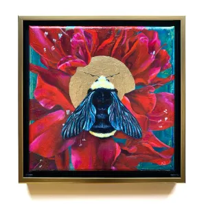 "Flow" Obscure Bumblebee Painting 10x10