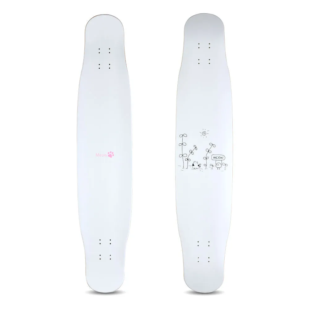 Rebirth Meow Longboard Deck - Sweet Series