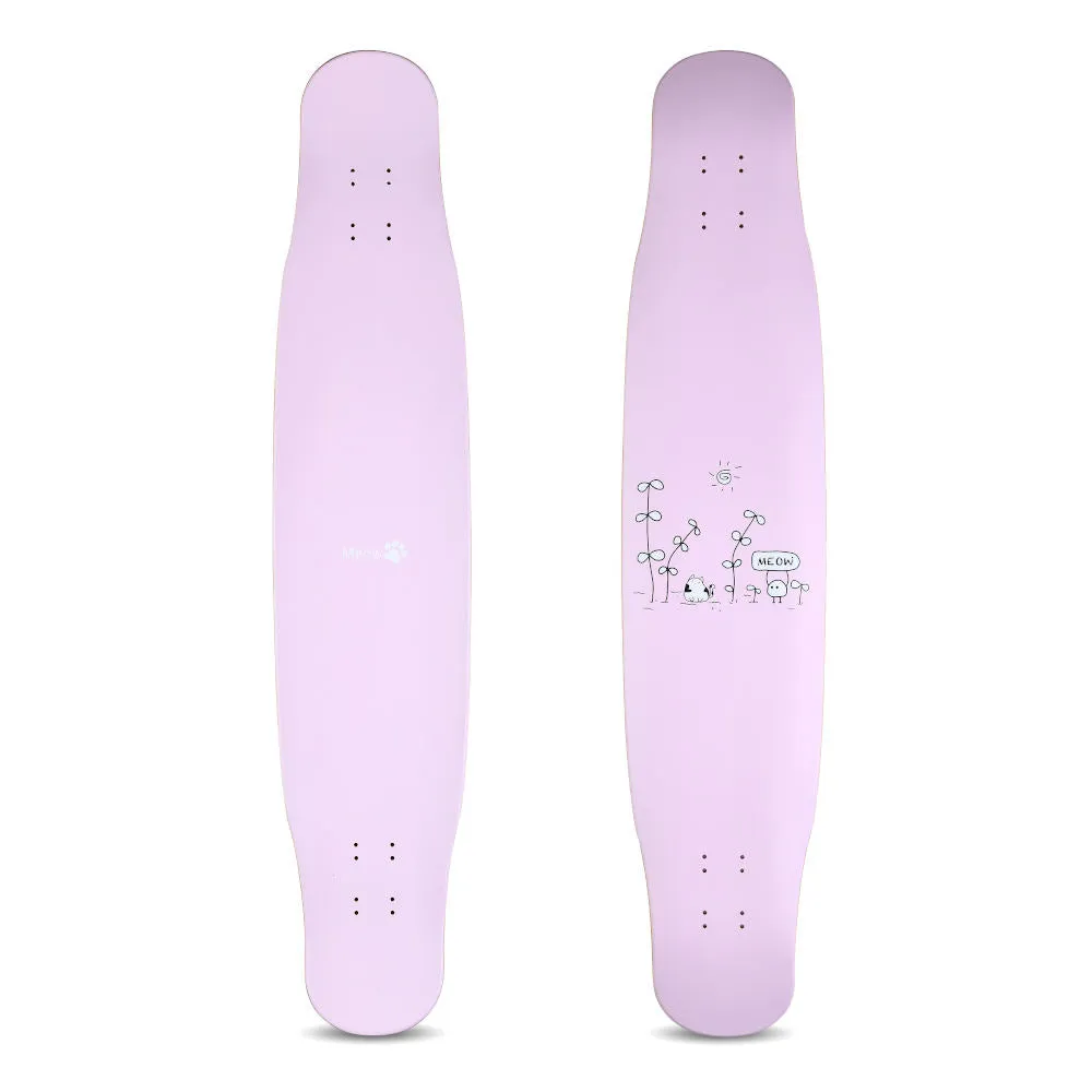 Rebirth Meow Longboard Deck - Sweet Series