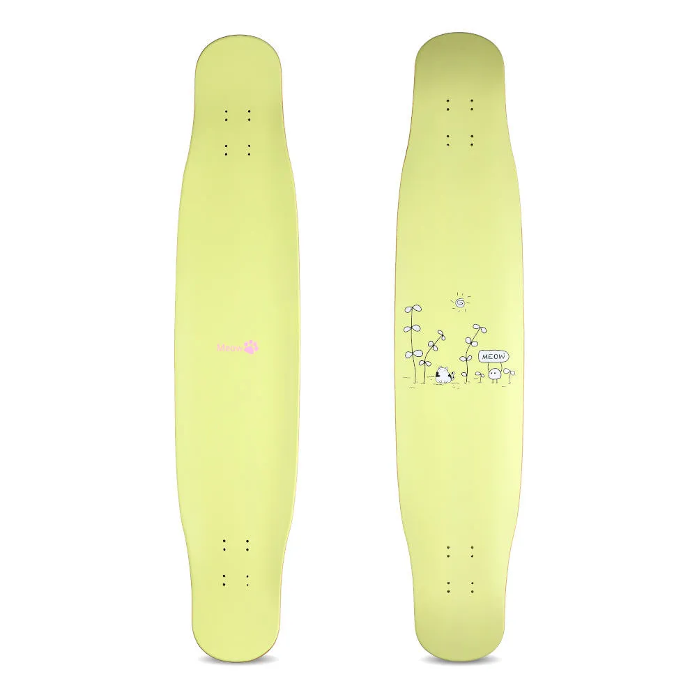 Rebirth Meow Longboard Deck - Sweet Series