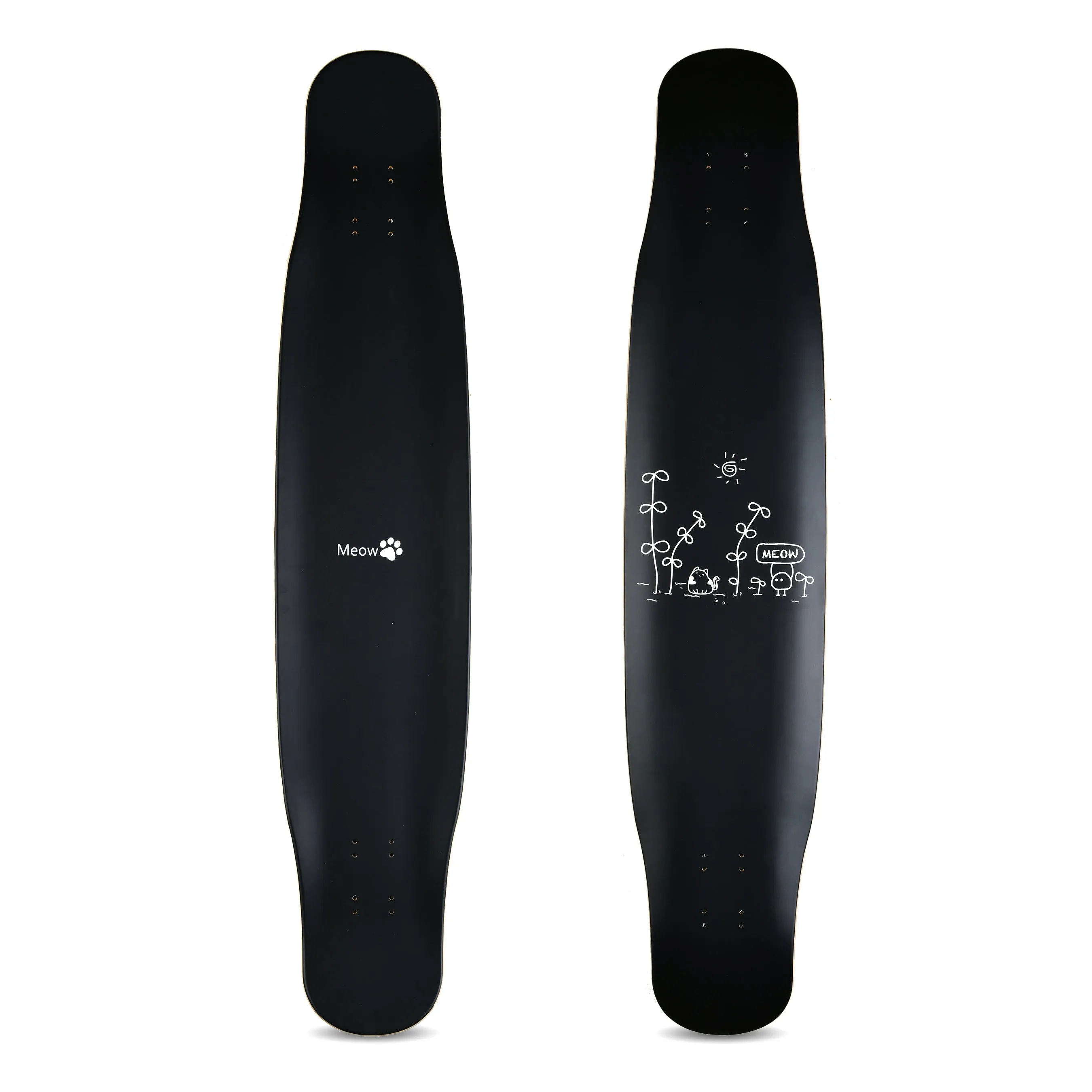 Rebirth Meow Longboard Deck - Sweet Series