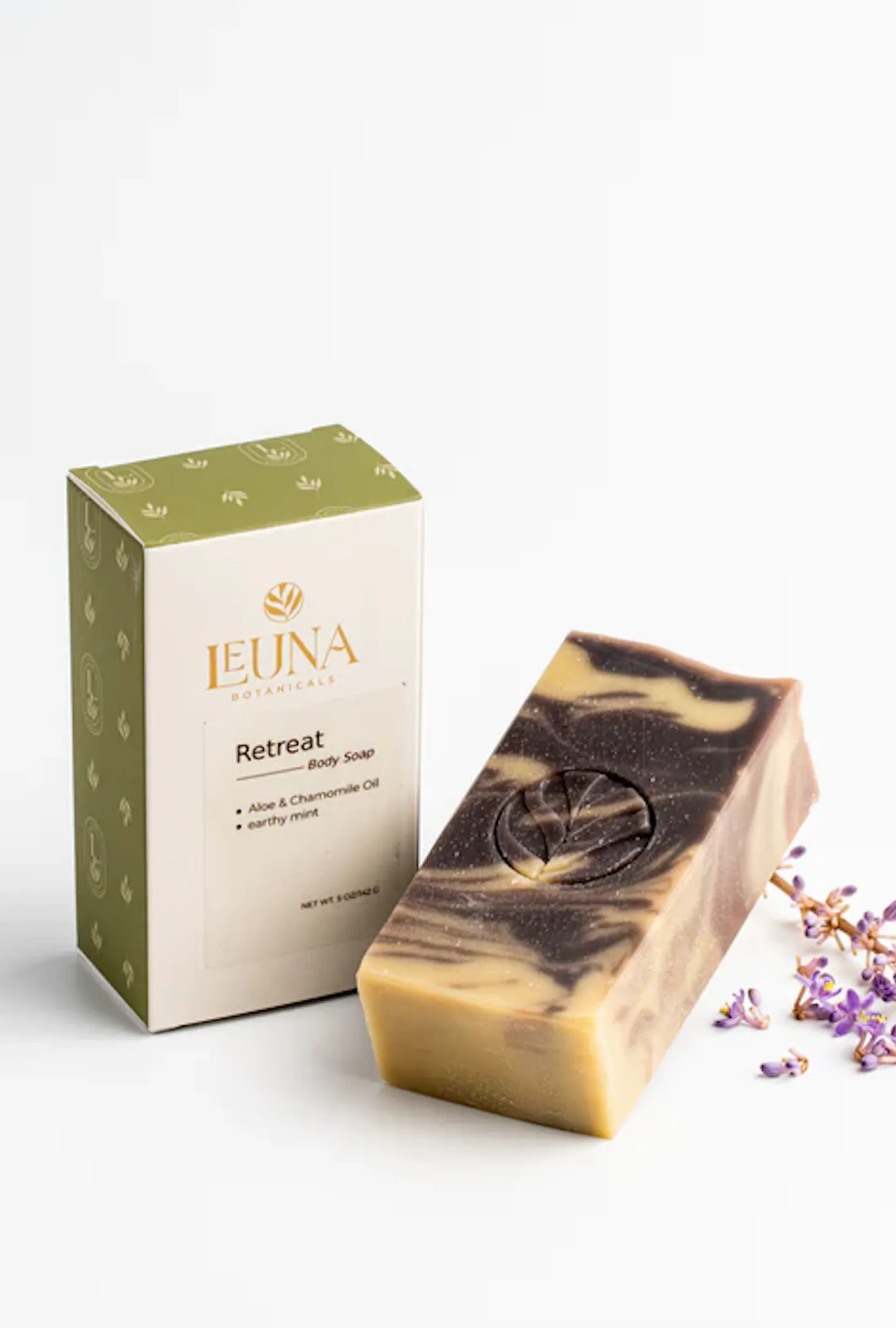 Retreat Body Soap - Aloe, Chamomile and Earthy Mint