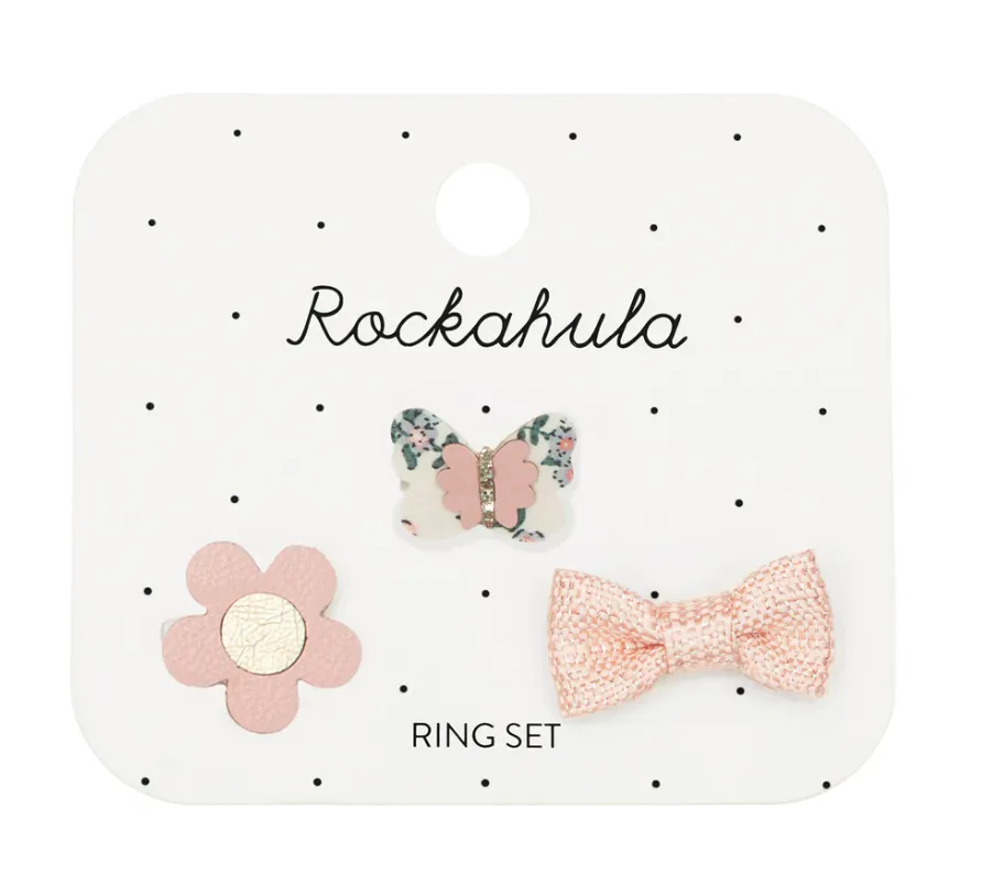 Rockahula Flora Butterfly Ring Set