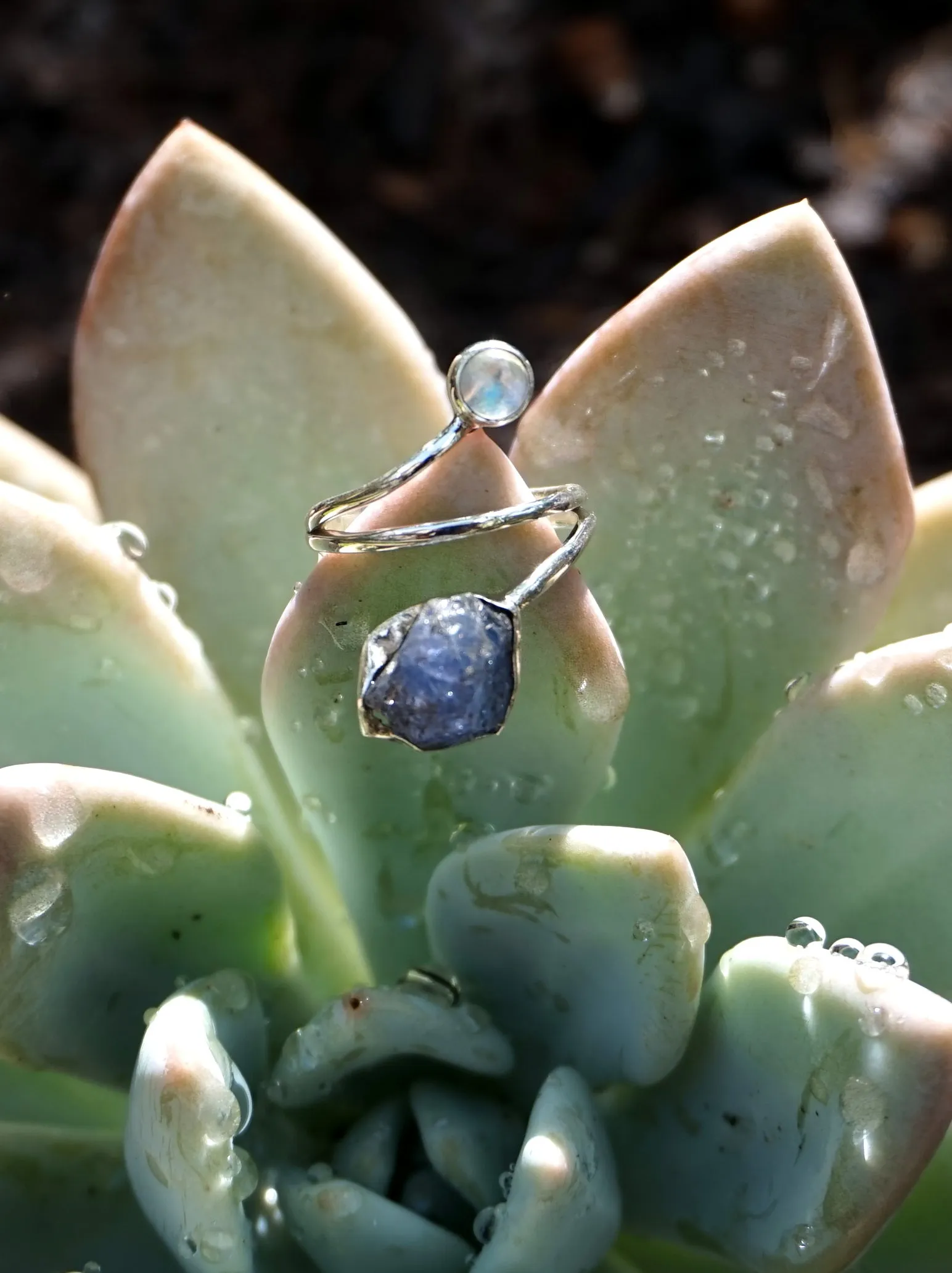 Rough Tanzanite Ring 2