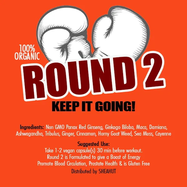 Round 2 Capsules: Keep It Going!!!! Natural Men *Energy*Endurance*Focus*