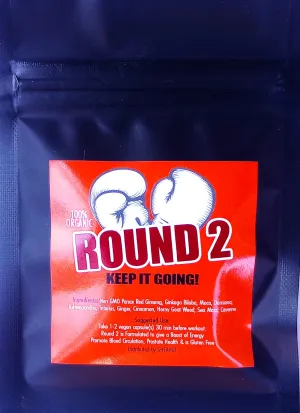 Round 2 Capsules: Keep It Going!!!! Natural Men *Energy*Endurance*Focus*