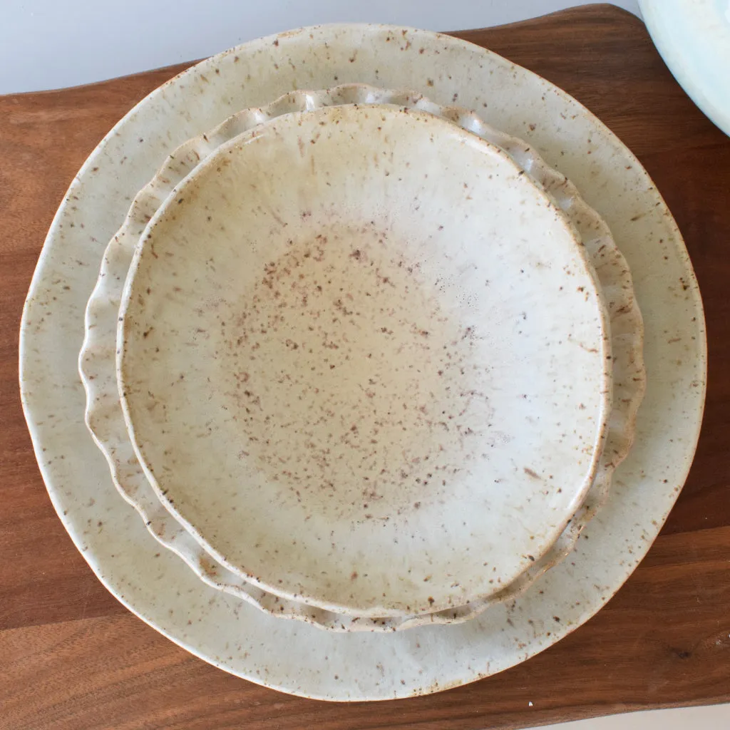 Round Dinner Plate Dogwood