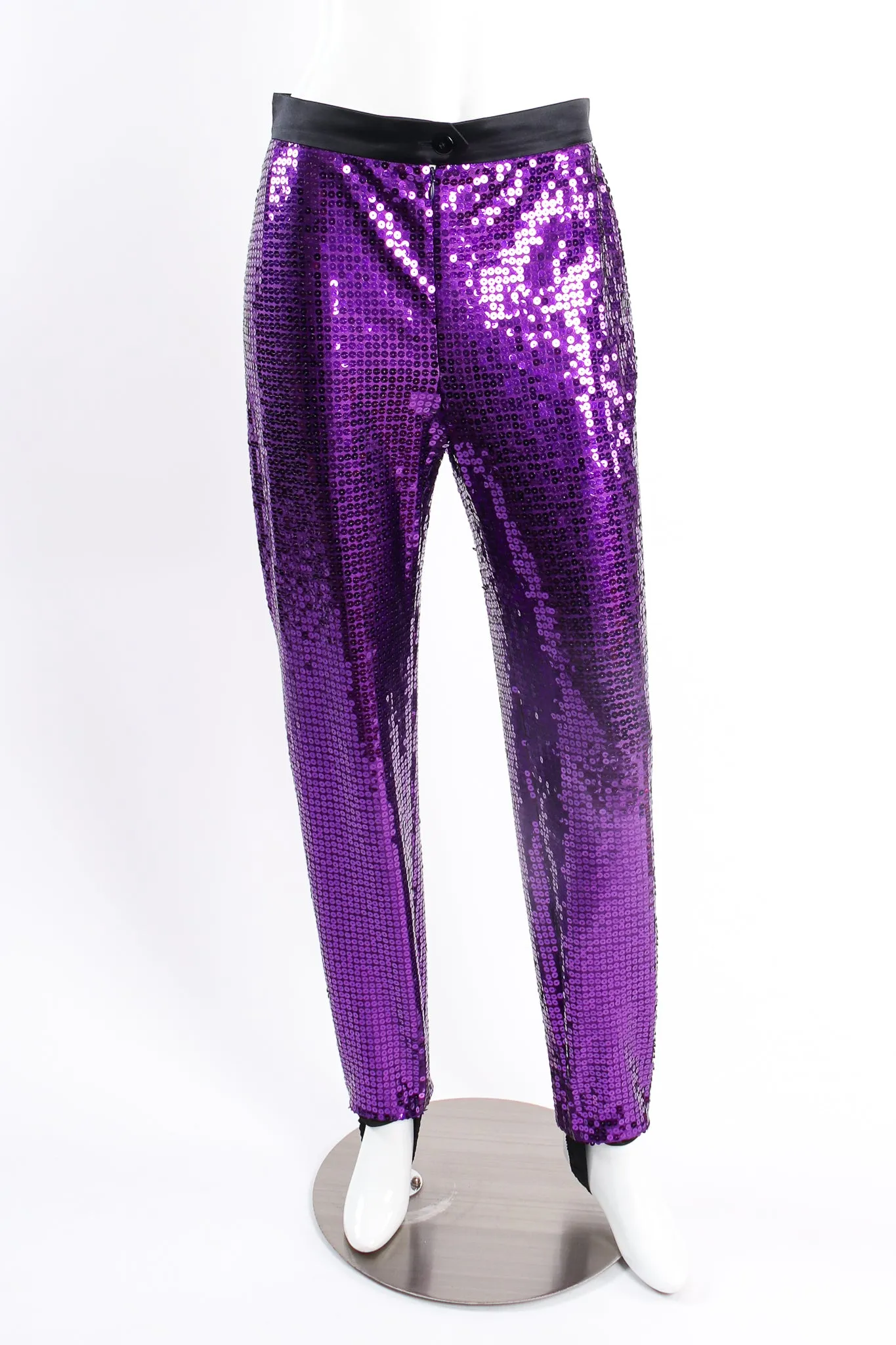 Royal Purple Sequin Stirrup Pant