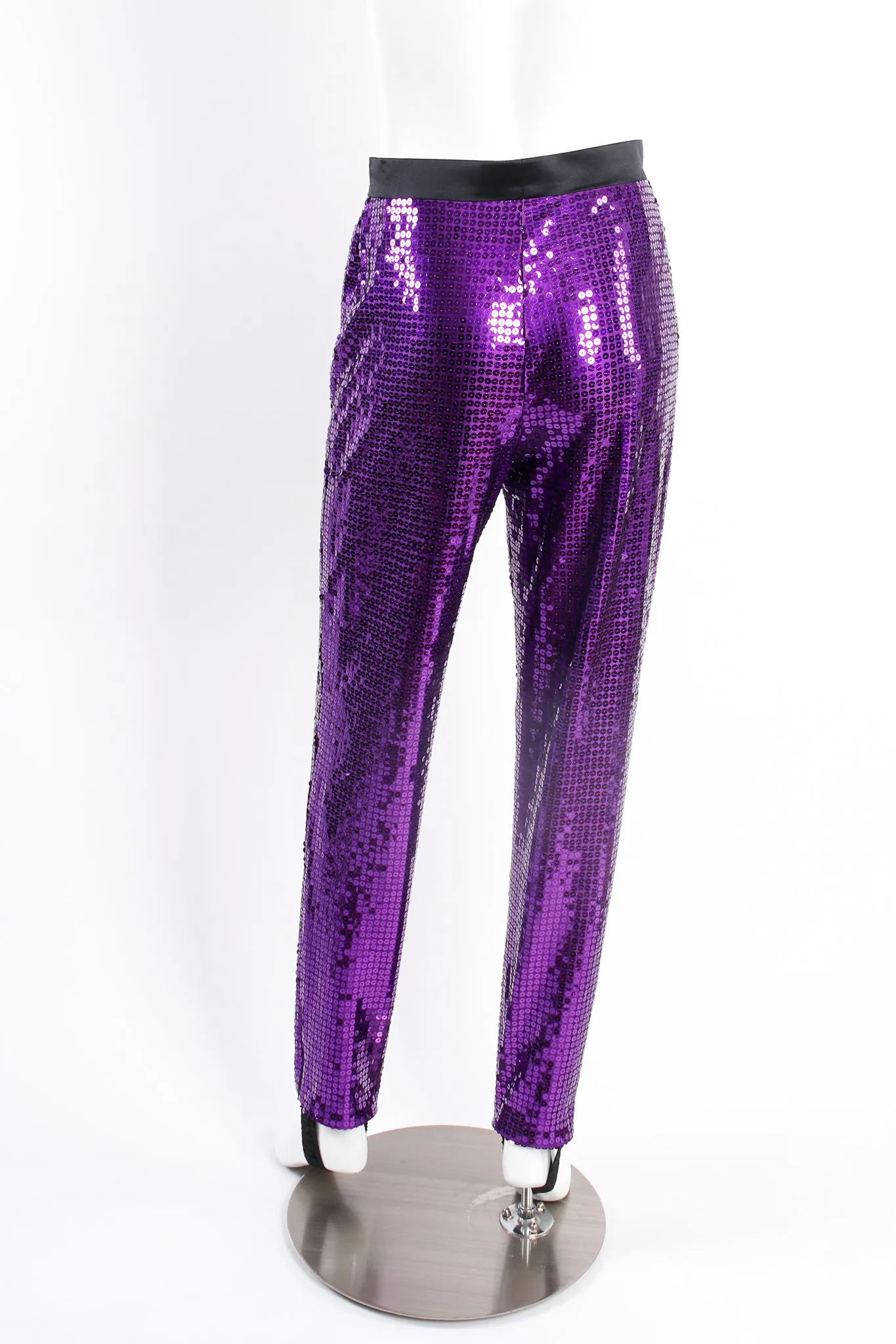 Royal Purple Sequin Stirrup Pant