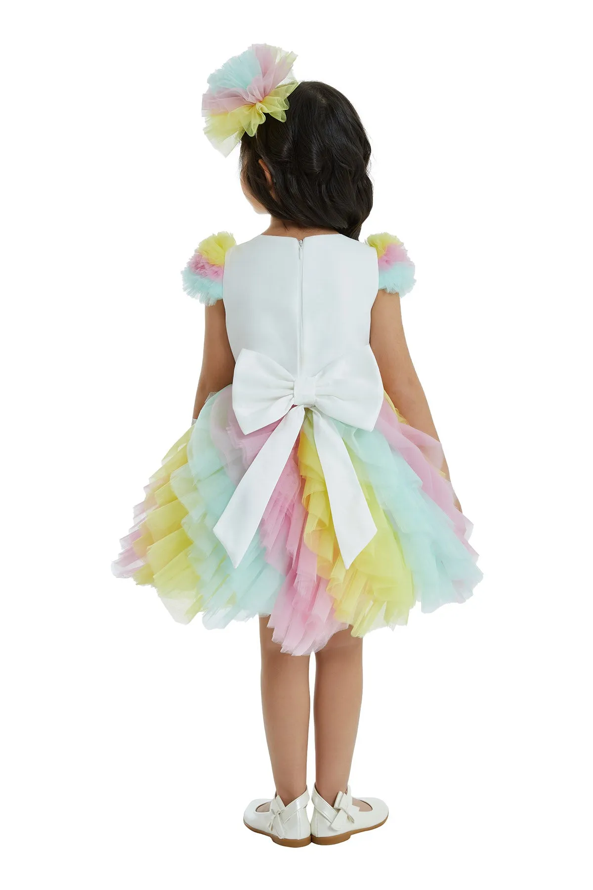 Ruffled Unicorn Birthday Tutu Dress for Girls