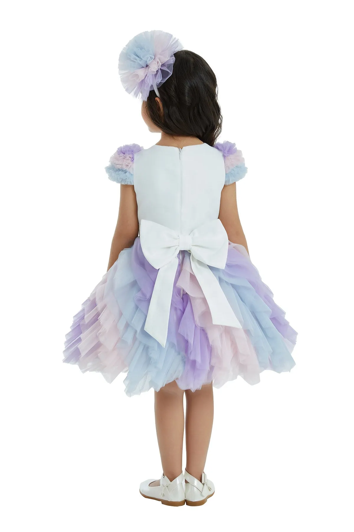 Ruffled Unicorn Birthday Tutu Dress for Girls