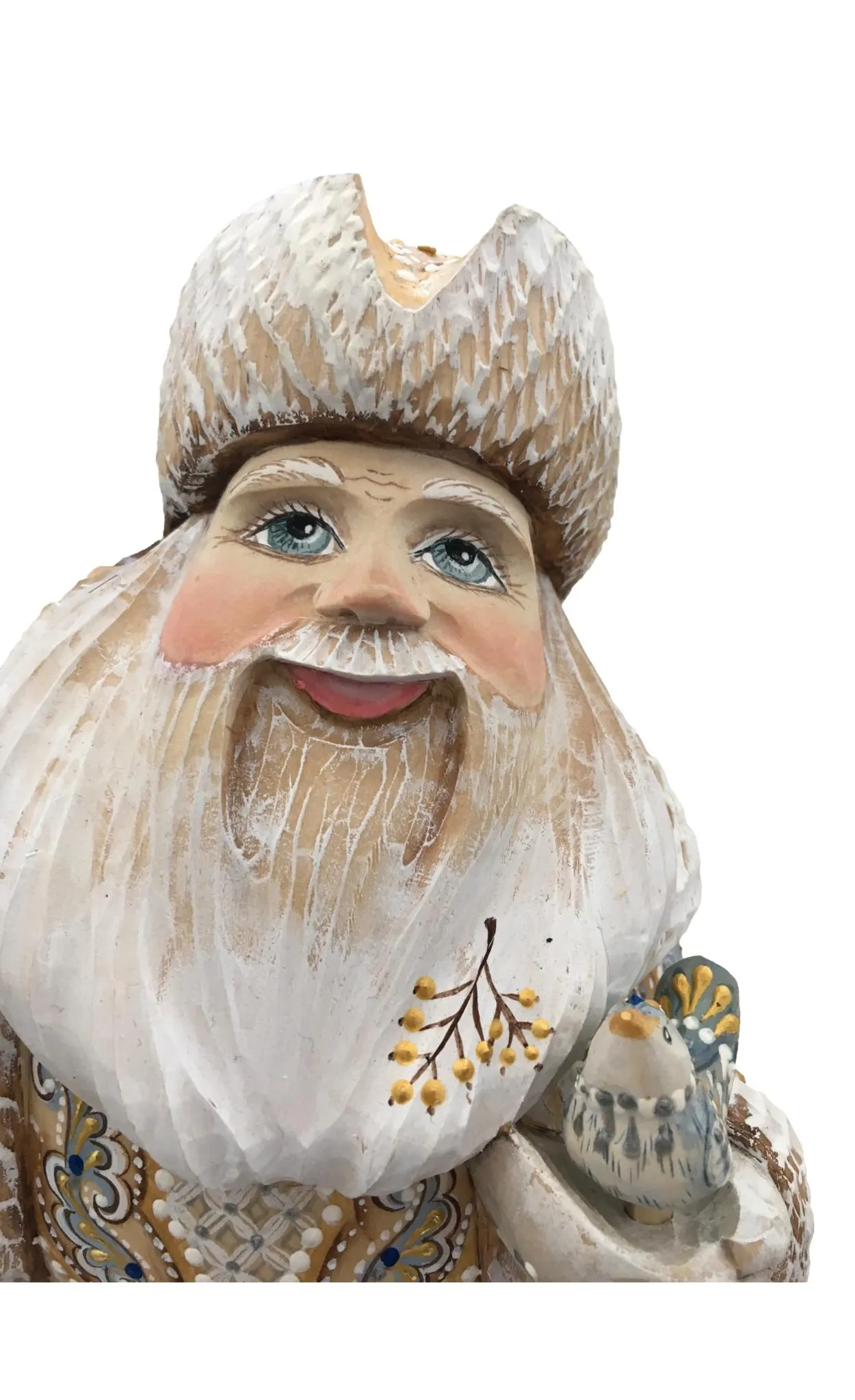 Russian Father Frost White Blue Coat