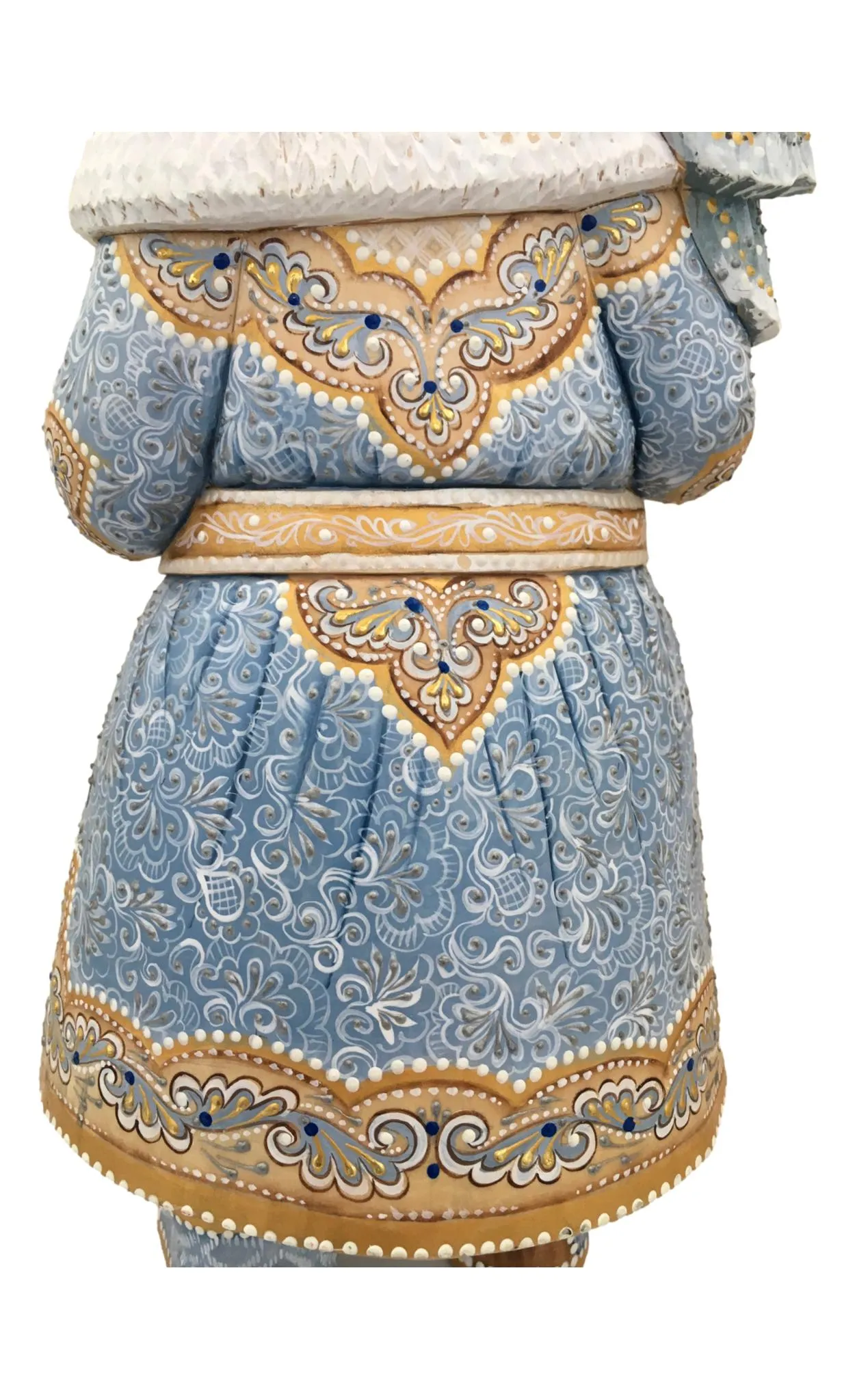 Russian Father Frost White Blue Coat