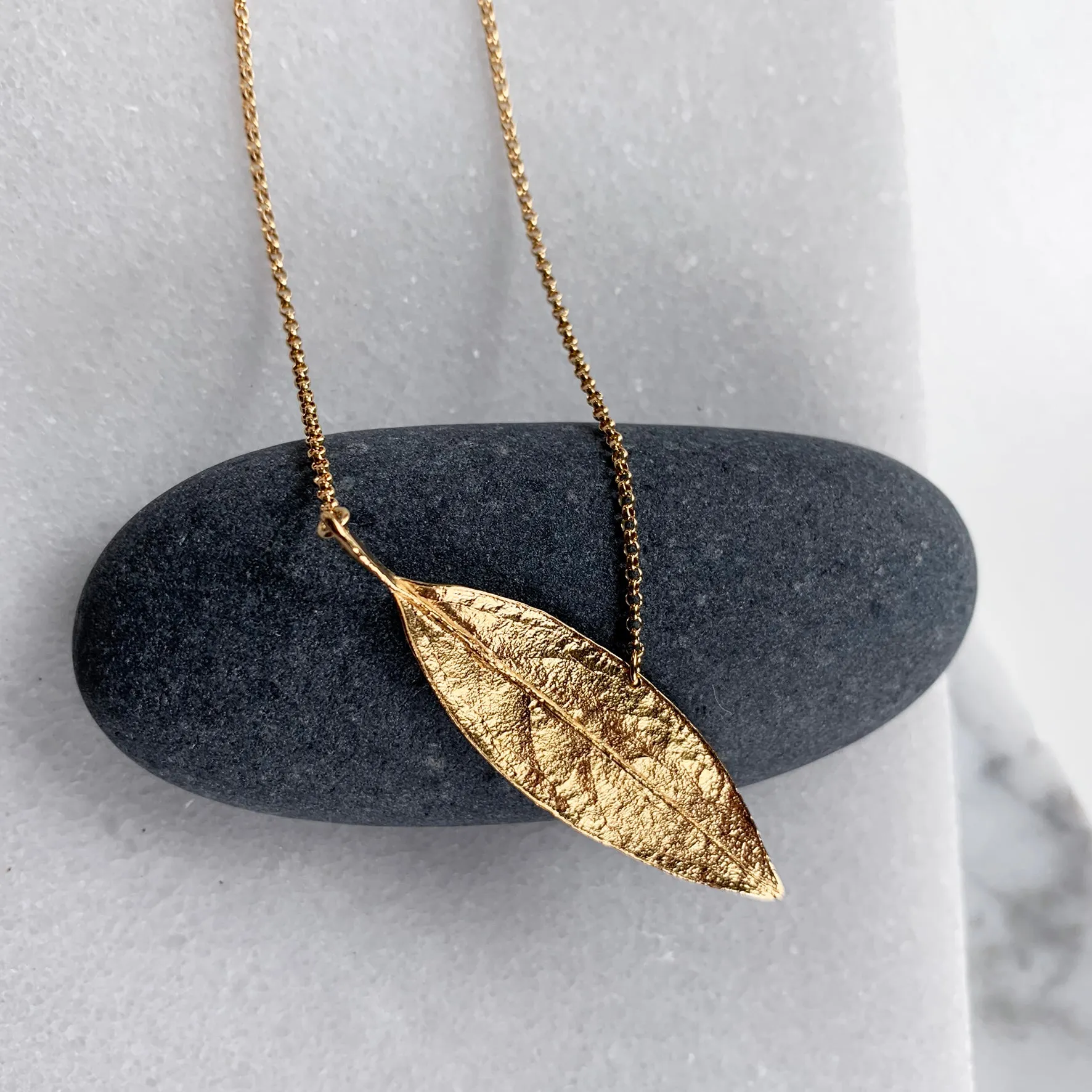 Sage Leaf Necklace