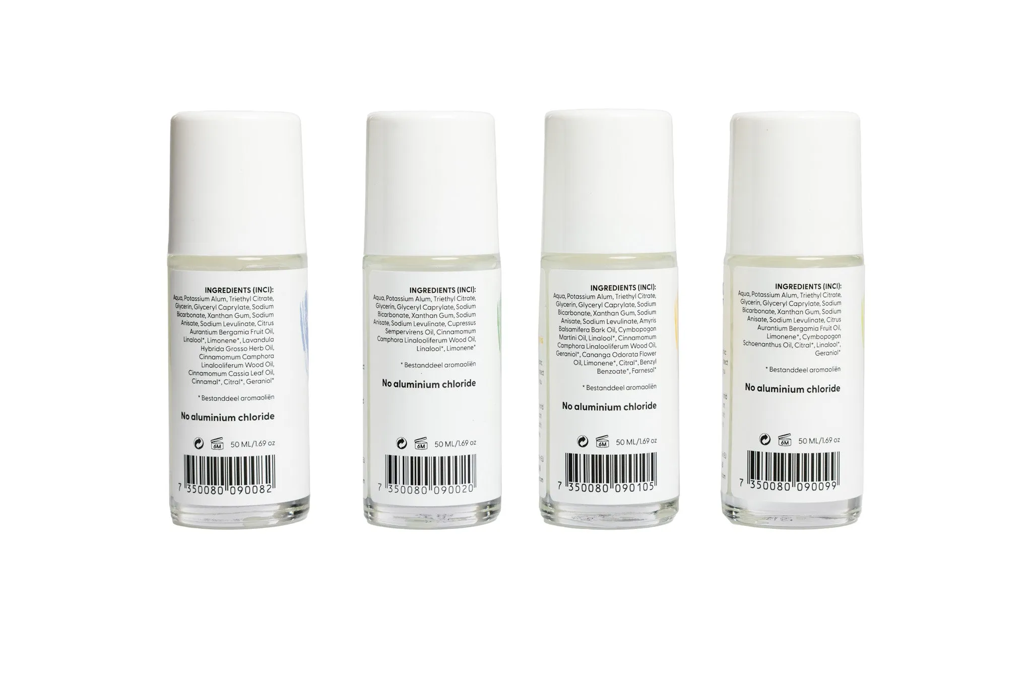 Sample pack -  all 4 Undercover agent best natural deodorants