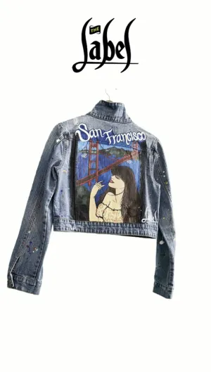 San Francisco - Hand-Painted Denim Jacket