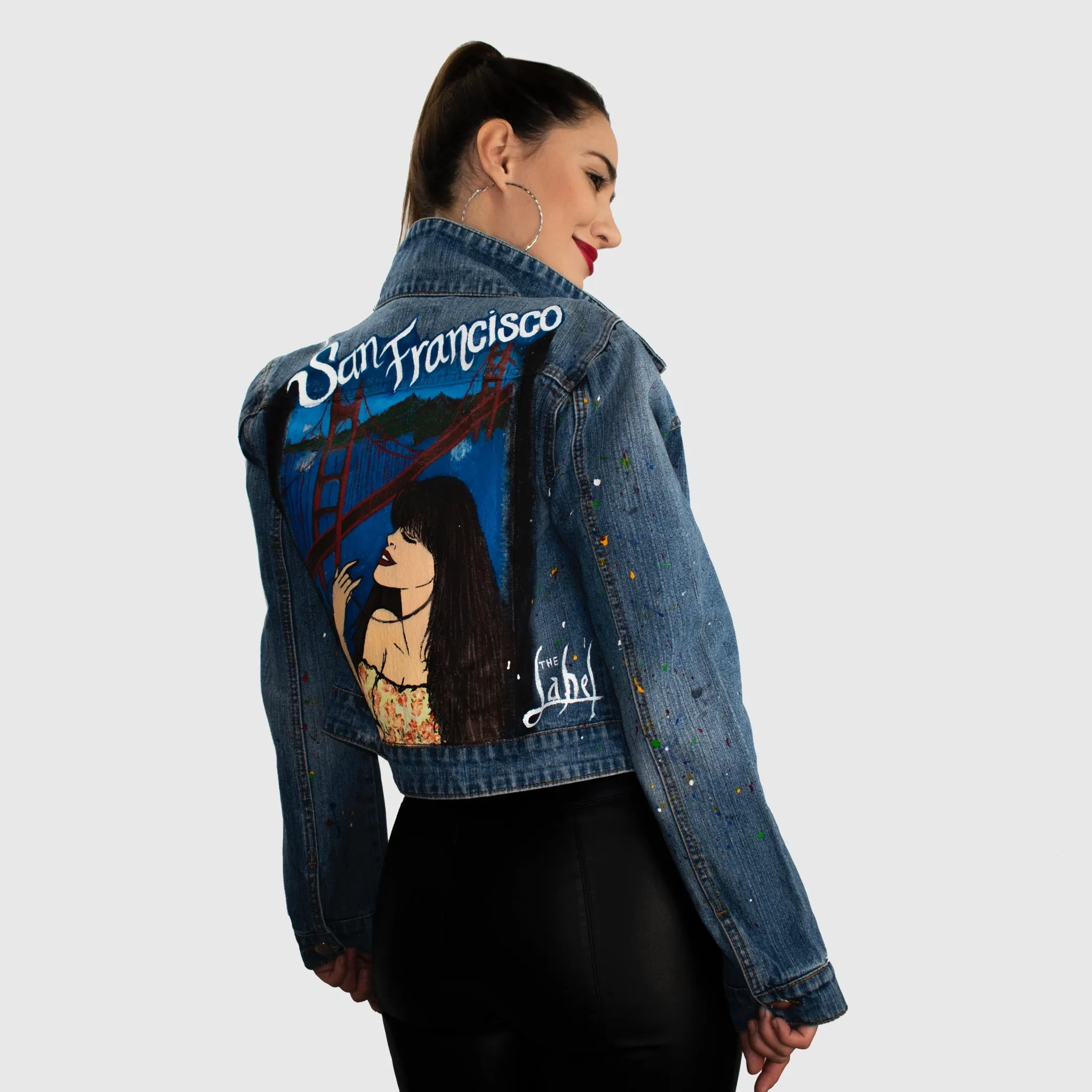 San Francisco - Hand-Painted Denim Jacket
