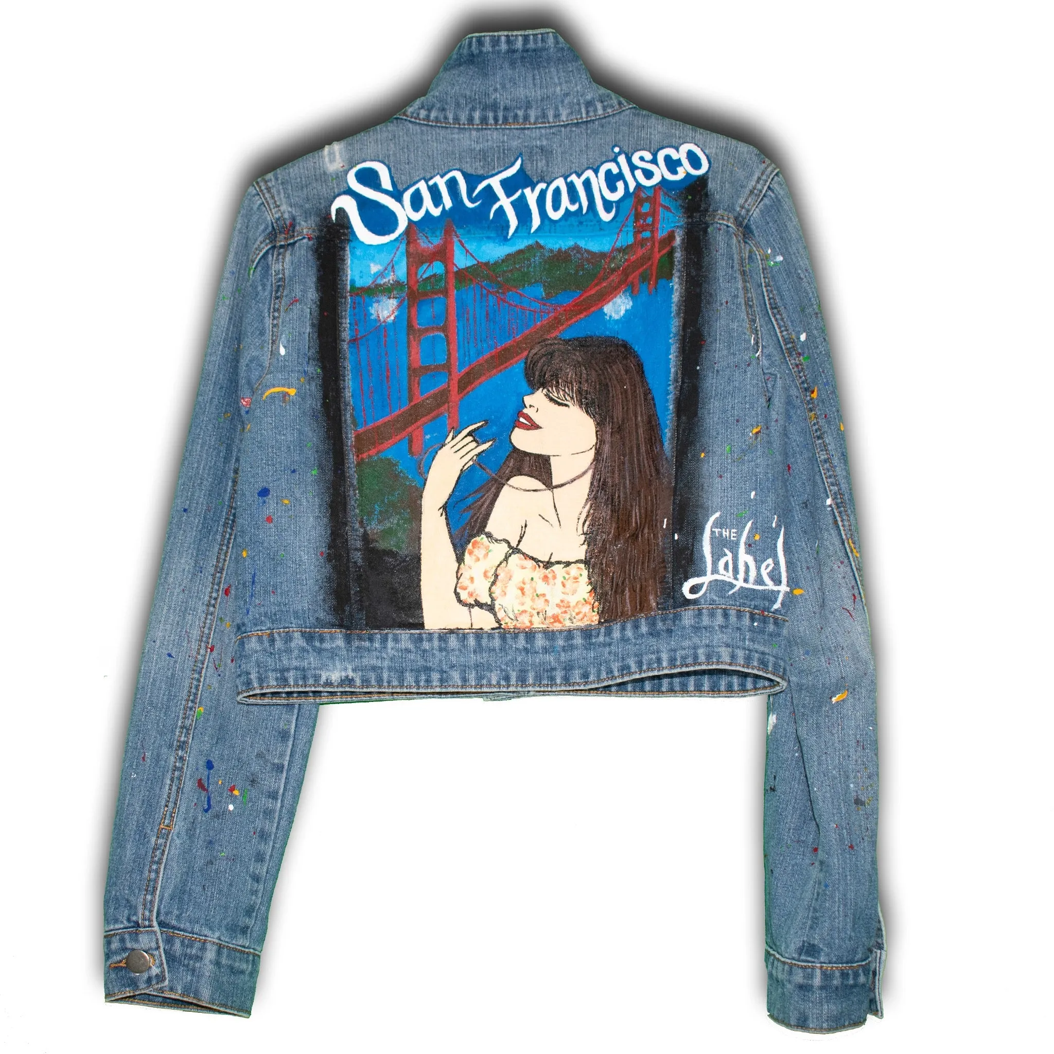 San Francisco - Hand-Painted Denim Jacket
