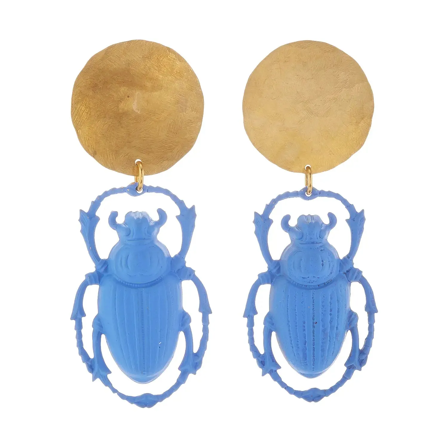 Sea Holly Khepri Earrings