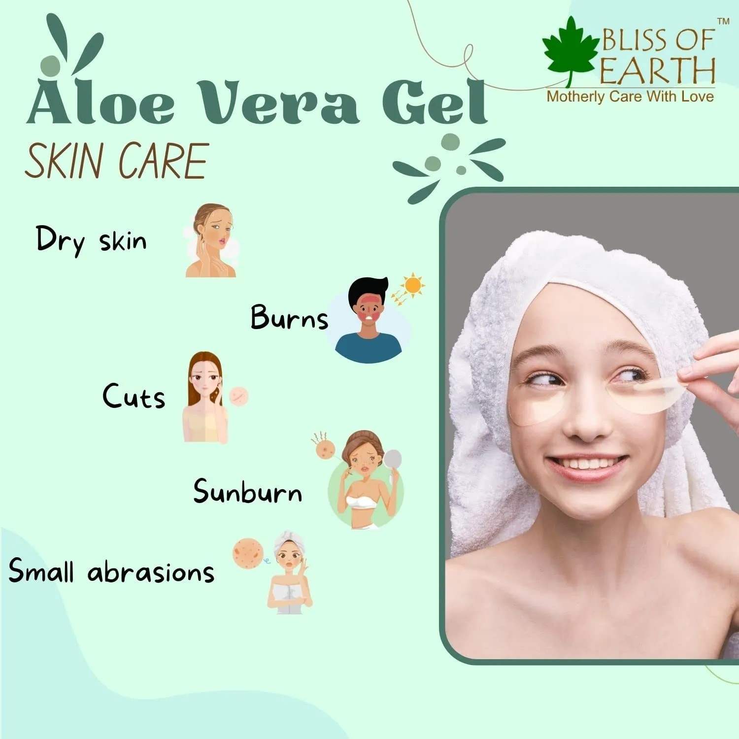 Shea Butter & Pure Crystal Clear Aloe Vera Gel  (Pack of 2x100gm)