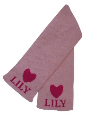 SINGLE HEART SCARF