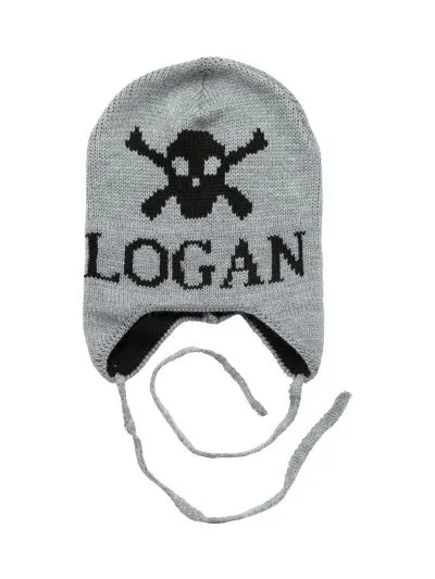SKULL AND CROSSBONES HAT - REGULAR OR EARFLAP