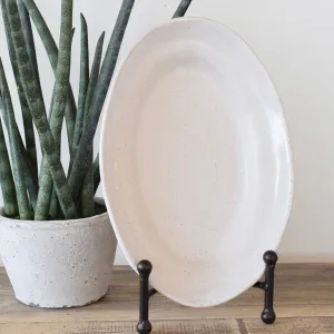 Small Oval Platter Simply White