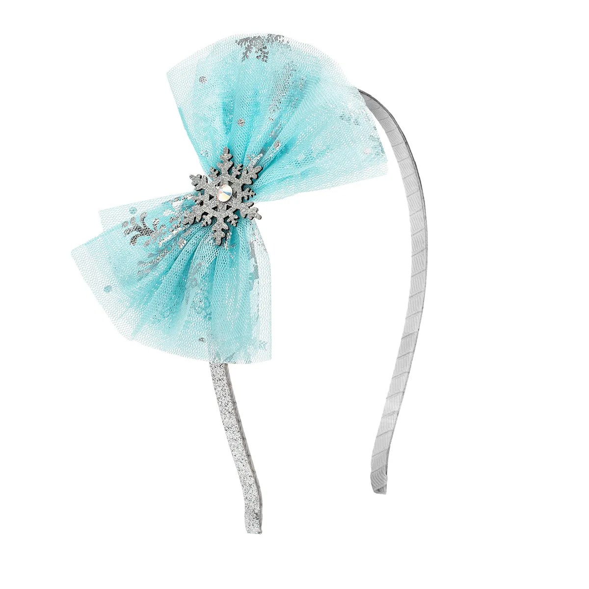 Snow Princess Bow Hard Headband