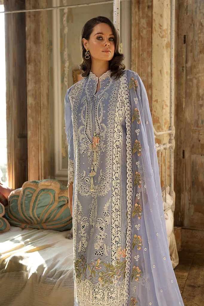 Sobia Nazir Luxury Lawn Chiken Kari 3 PC Unstitched VITAL Embroidered Collection 1-B