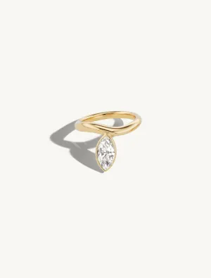 Solo Marquise Engagement Ring