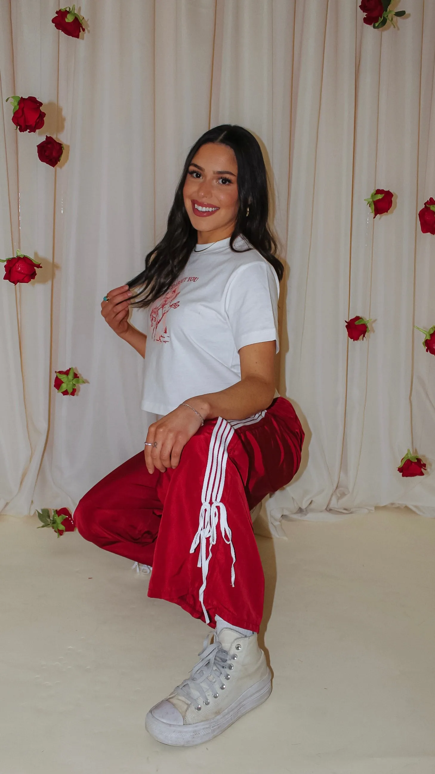 Sour and Sweet Red Track Pants