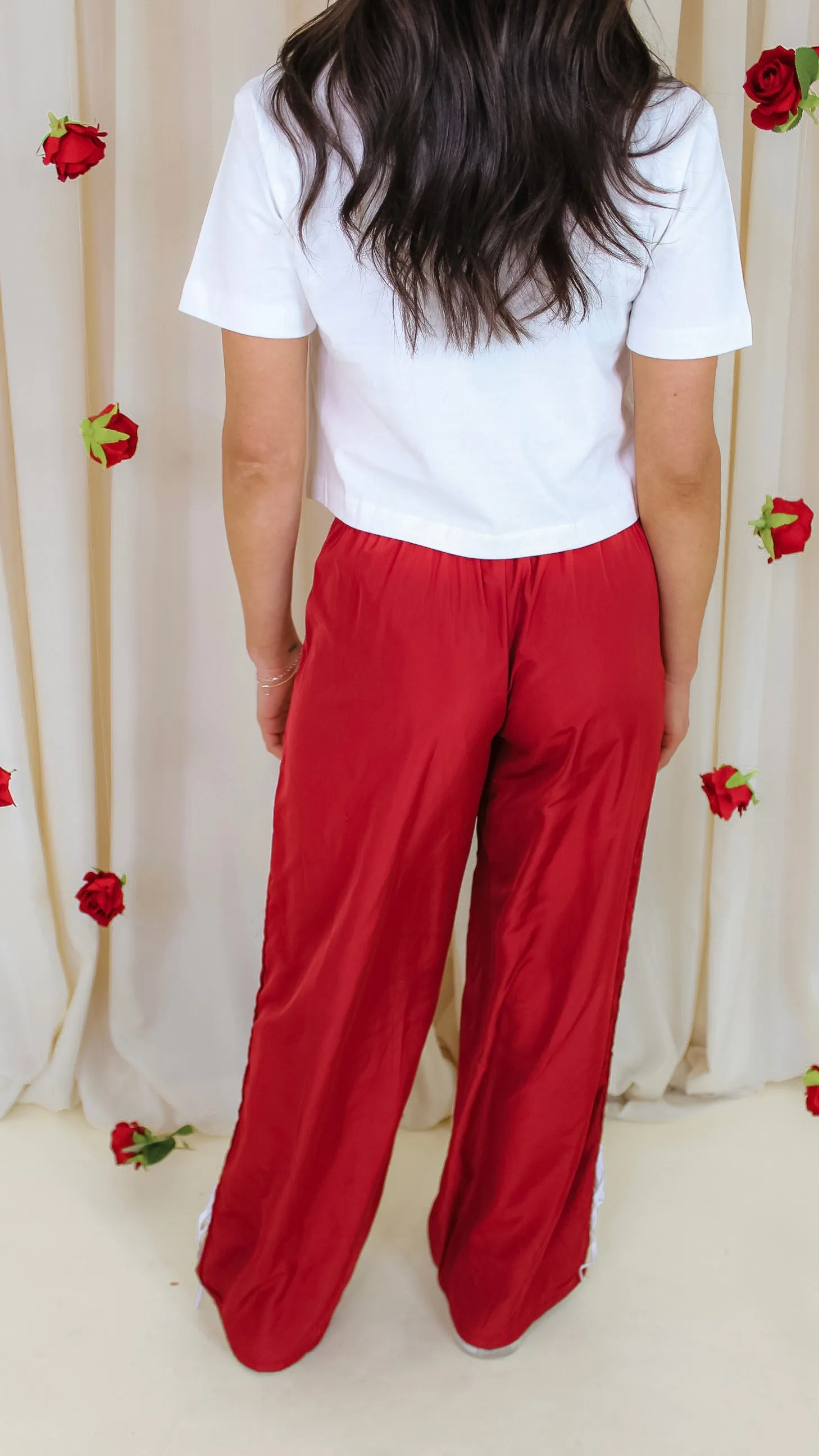 Sour and Sweet Red Track Pants
