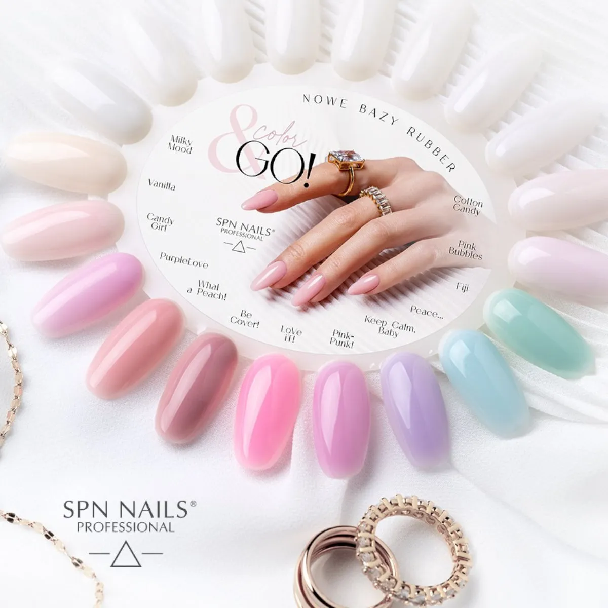 SPN Nails Rubber Base COLOR & GO! Candy Girl